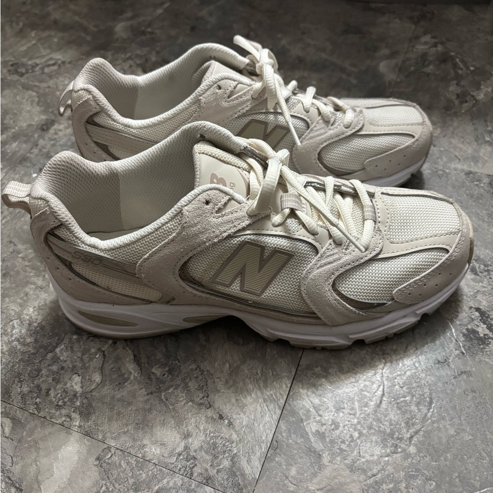 New Balance Off-White Athletic Shoes